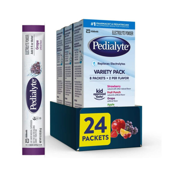 Pedialyte Electrolyte Powder Packets, Variety Pack, Hydration Drink